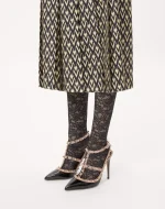 Valentino Patent Rockstud Caged Pump 100Mm - Image 7